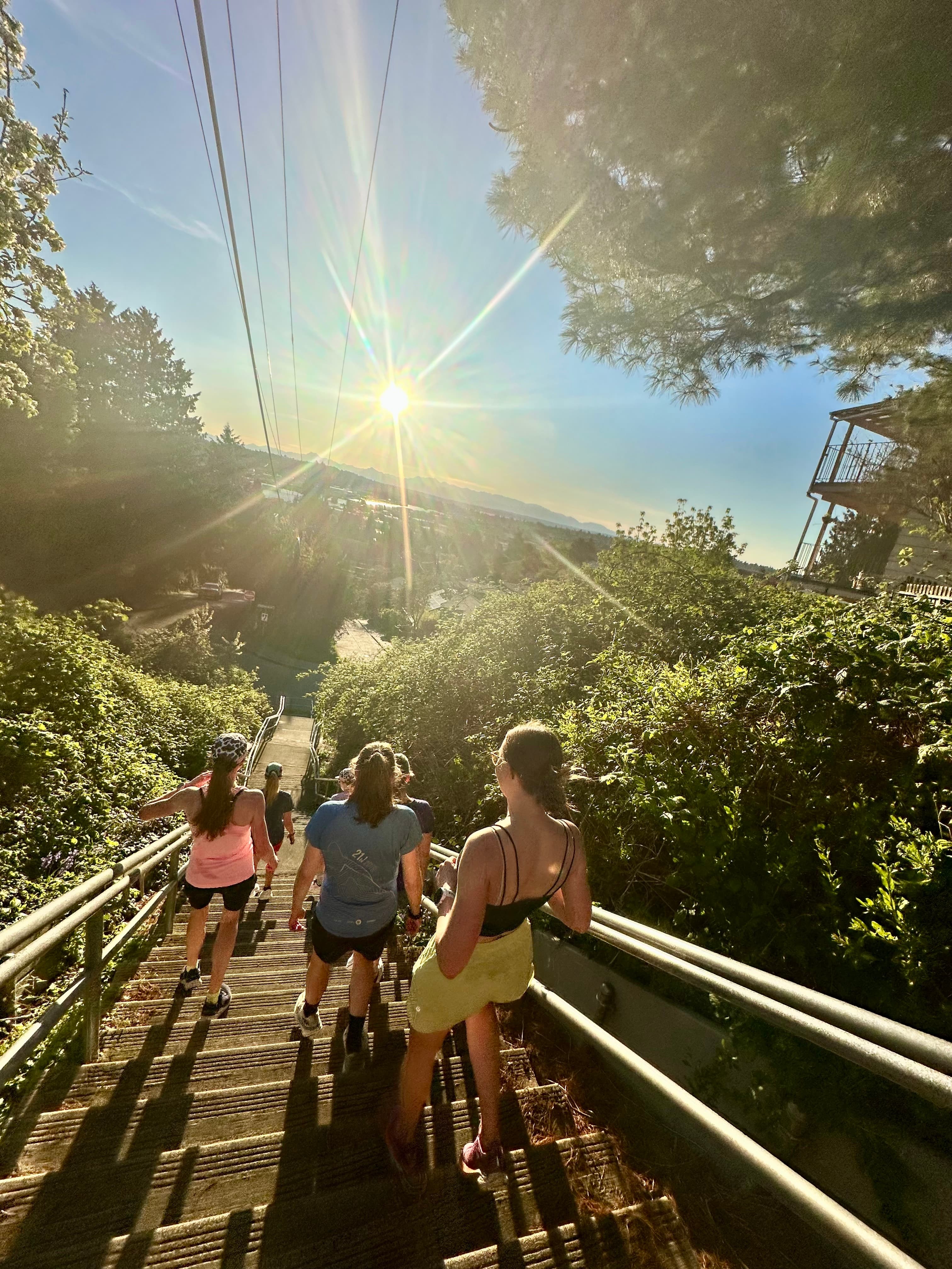 Tierra Libre runners on trail