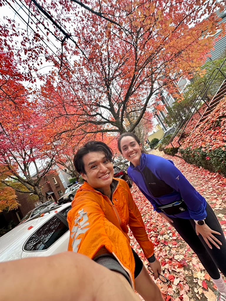 Diverse trail runners